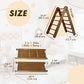 2in1 Montessori Climbing Frame Set: Triangle Ladder + Slide Board/Ramp – Chocolate - Goodevas