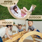 3in1 Montessori Play Set for Toddlers: Arch + Slide + Cushion - Beige - Goodevas