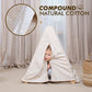 Play tent cover with mat for climbing triangle ladder