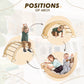 Climbing Arch + Cushion - Montessori Climbers for Toddlers - Goodevas