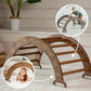 Climbing Arch & Rocker Balance - Montessori Climbers for Kids 1-7 y.o. – Chocolate - Goodevas