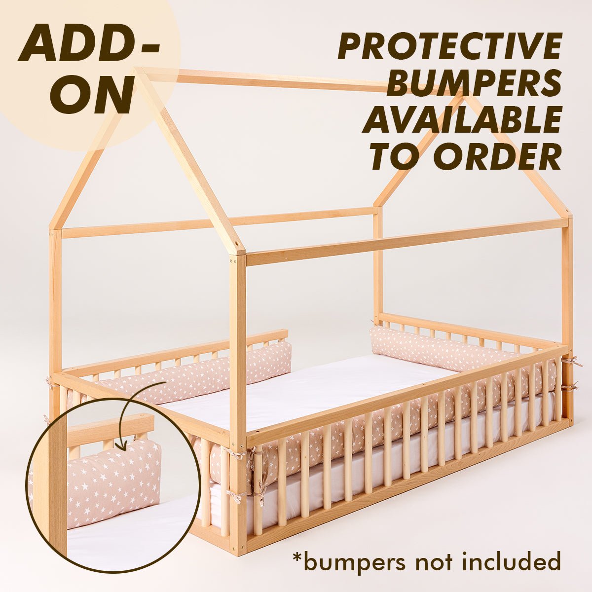 House Bed For Kids and Toddlers from 1 y.o. (US Twin-Size) - Goodevas