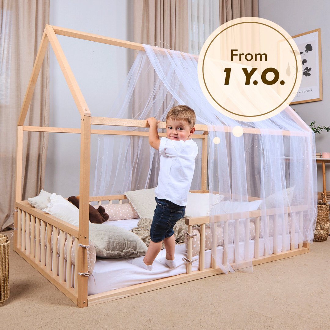 House Bed For Kids and Toddlers from 1 y.o. (US Twin-Size) - Goodevas