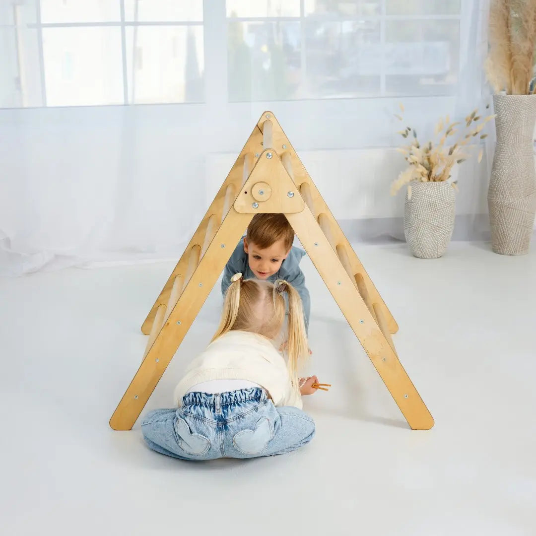 Indoor Montessori Triangle Climbing Ladder for Toddlers 1-7 y.o. - Goodevas