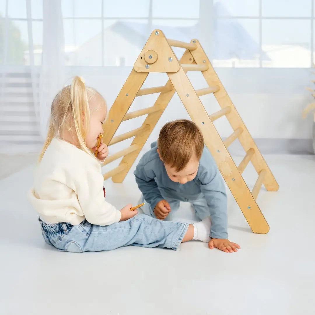 Indoor Montessori Triangle Climbing Ladder for Toddlers 1-7 y.o. - Goodevas