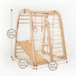 Indoor Wooden Playground for Children - 6in1 Playground + Swings Set + Slide Board - Goodevas