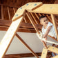 Indoor Wooden Playhouse with Swings - Goodevas