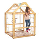 Indoor Wooden Playhouse with Swings - Goodevas