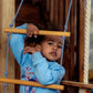 Indoor Wooden Playhouse with Swings - Goodevas