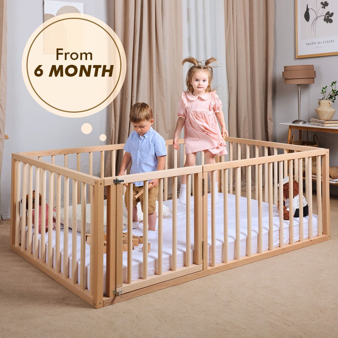 Montessori Bed For Kids and Toddlers from 6 month (US Full Size) - Goodevas