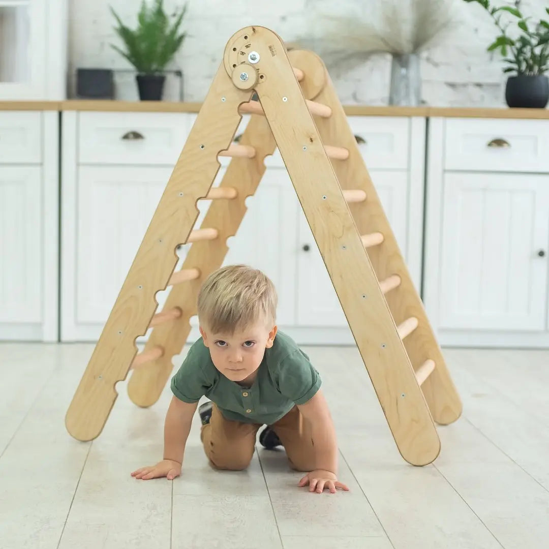 Montessori Triangle Ladder - Handmade Climber for Kids 1-7 y.o. - Goodevas