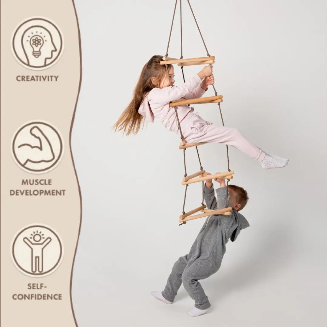 Triangle rope ladder for kids - Goodevas