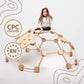 Wooden Climbing Frame Geodome / Climbing Dome for Kids 2-6 y.o. - Goodevas