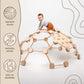 Wooden Climbing Frame Geodome / Climbing Dome for Kids 2-6 y.o. - Goodevas